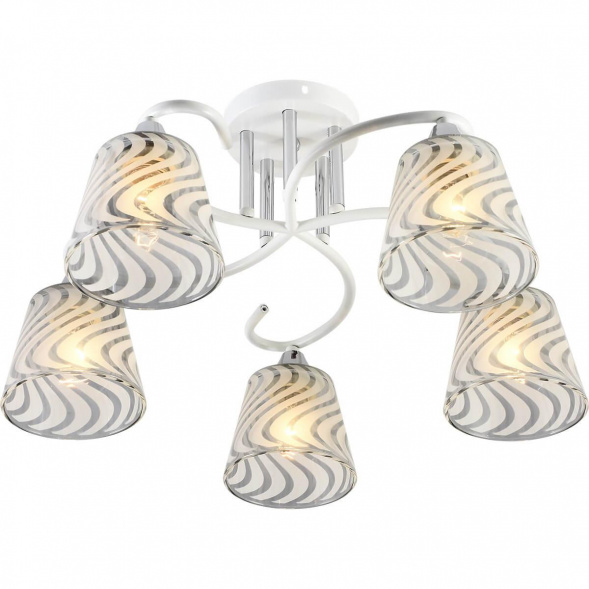 Потолочная люстра Reluce 01391-0.3-05 WH+CR