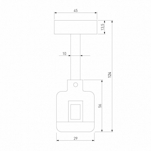 Декоративная стойка с коннектором Elektrostandard Esthetic Magnetic 85145/00 a065437