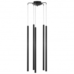 L5T747337 Люстра TUBO LED 25W 1500LM 25G ЧЕРНЫЙ 3000K