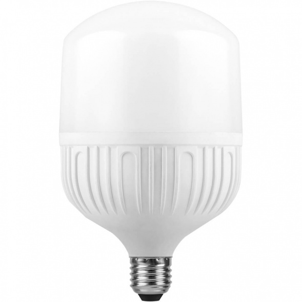 Лампа светодиодная Feron E27-E40 30W 6400K Цилиндр Матовая LB-65 25537