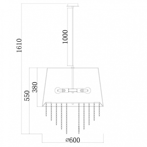 Подвесная люстра Escada 652/5S White