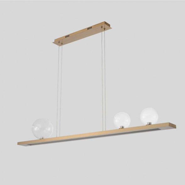 Подвесной светильник Crystal Lux AHORA SP1  L1200 BRASS