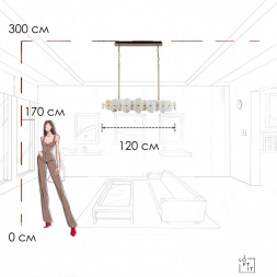 Подвесной светильник LOFT IT Alicante 10248/1200