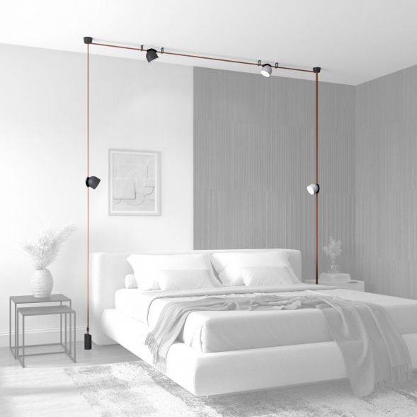 Трековый светильник Denkirs Belty Spot DK5542-WH+BK