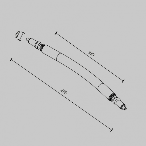 Гибкий коннектор Maytoni Technical Accessories for system Axity CA005FC-B