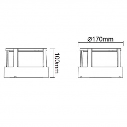 Уличный настенный светодиодный светильник Mantra Creek 8857