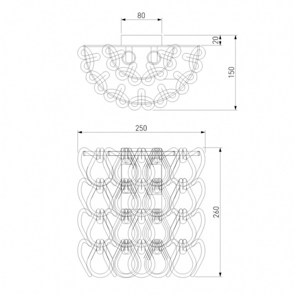 Настенный светильник Bogates Cappio 380/2 a069358