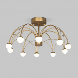 Потолочная светодиодная люстра Eurosvet Ragno 90031/10 LED золото