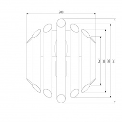Настенный светильник Bogates Castellie 361/1