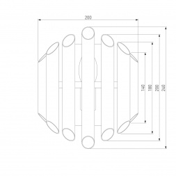 Настенный светильник Bogates Castellie 361/1