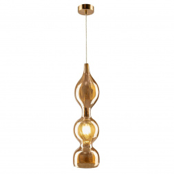 Подвесной светильник Crystal Lux Iris SP1 B Amber