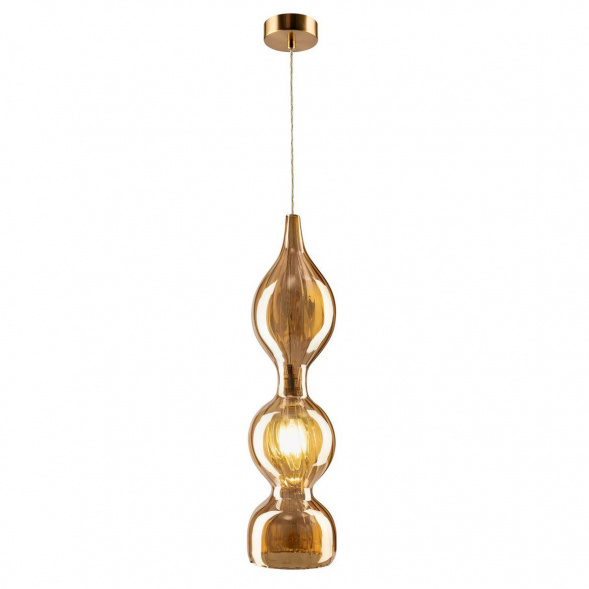 Подвесной светильник Crystal Lux Iris SP1 B Amber