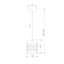 Подвесной светильник Bogates Corazza 317/1