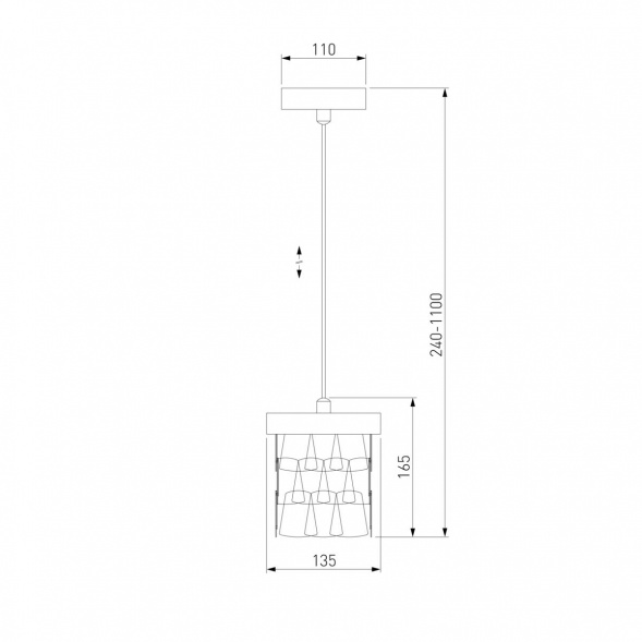 Подвесной светильник Bogates Corazza 317/1