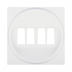 Накладка LK Studio аудио-розетки (белый) 857404-1