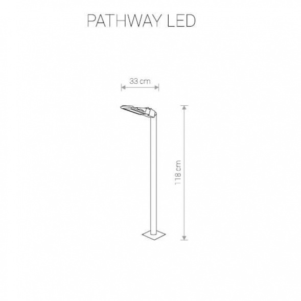 Уличный светодиодный светильник Nowodvorski Pathway Led 9420