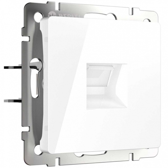 Розетка Werkel Ethernet RJ-45 белая W1181001 4690389155369