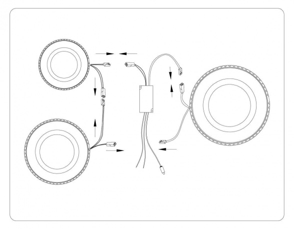 Потолочная светодиодная люстра Ambrella light Acrylica Original FA8867