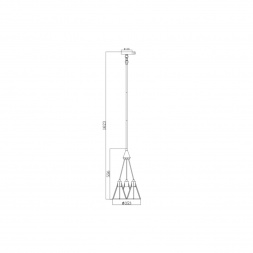 Подвесной светильник Vele Luce Storm VL6136P03