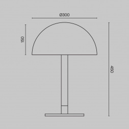 Настольная лампа Maytoni Ray Z012TL-L8B3K