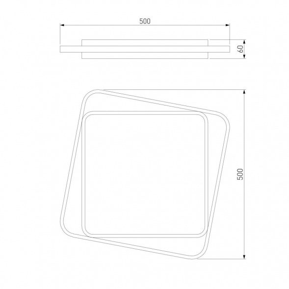 Потолочный светодиодный светильник Eurosvet Jeremy 90252/1