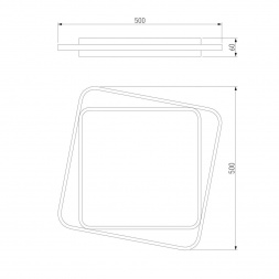 Потолочный светодиодный светильник Eurosvet Jeremy 90252/1