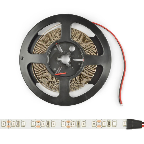 Светодиодная лента Uniel ULS-M11-2835-60LED/m-8mm-IP20-DC12V-4,8W/m-5M-GREEN PROFI катушка в герметичной упаковке