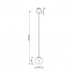 Подвесной светильник Mantra ANDROMEDA 9075