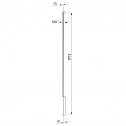 Настенный светодиодный светильник Elektrostandard Alto LED черный 4000K 40134/LED a069822