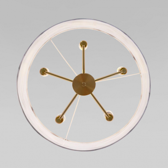 Подвесная люстра Eurosvet Brume 60174/5 латунь a069024