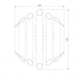 Настенный светильник Bogates Castellie 362/1