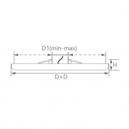 Встраиваемый светодиодный светильник Feron AL514 41572