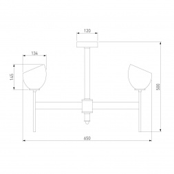 Подвесная люстра Eurosvet Arrista 60130/6 хром Smart