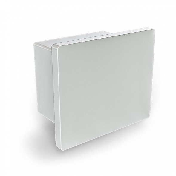 Профиль накладной с рассеивателем серебро 1м. Apeyron 08-09