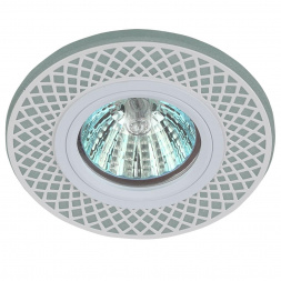 Точечный светильник ЭРА с подсветкой DK LD42 WH/WH Б0037380