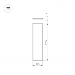 Светодиодная панель Arlight DL-INTENSO-S300x1200-40W Day4000 (WH, 120 deg, CRI90, 230V) 043582