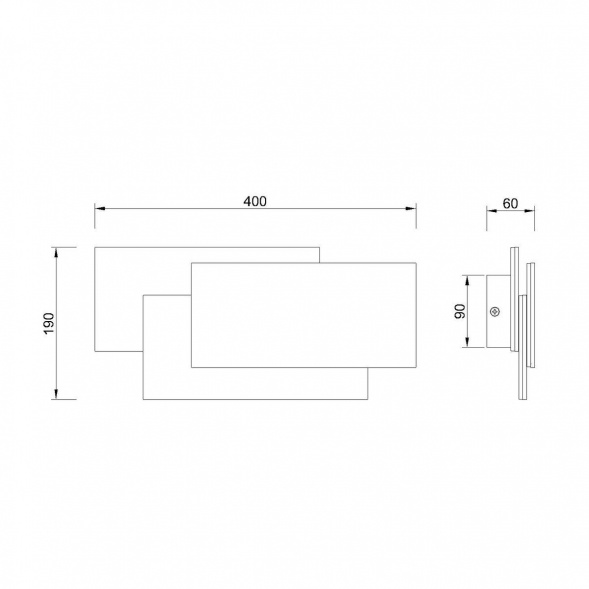 Настенный светодиодный светильник Mantra Tahiti 8088