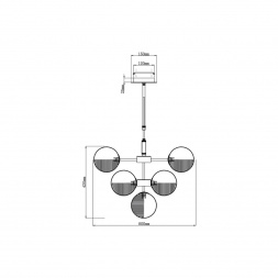 Подвесной светильник Vele Luce Amore VL5484P13