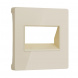 Накладка для двойной розетки Еthernet RJ-45 Werkel айвори акрил W1191143 4690389197222