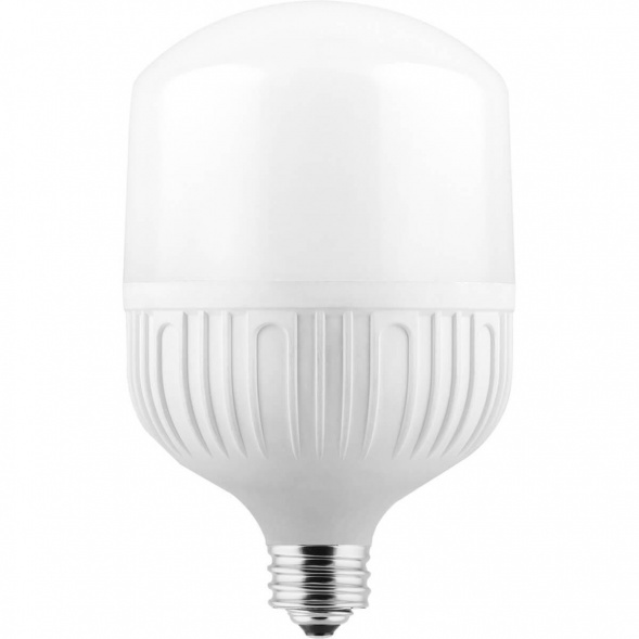 Лампа светодиодная Feron E27-E40 50W 6400K Цилиндр Матовая LB-65 25539