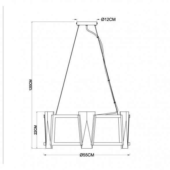 Подвесная люстра Arte Lamp Grato A4079LM-6CC