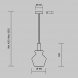 Подвесной светильник Maytoni MOD405PL-01W1