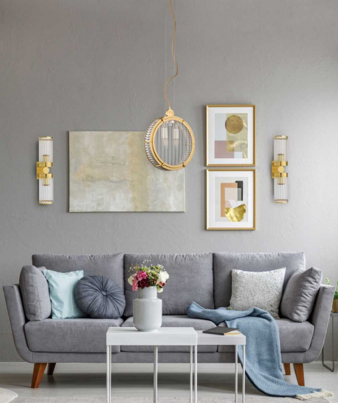 Подвесной светильник KUTEK LAURIA LAU-ZW-2(Z)310/R