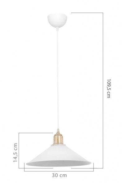 Подвесной светильник Toplight Delilah TL1606H-01WH
