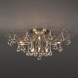 Потолочная люстра Eurosvet 10042/12 античная бронза/прозрачный хрусталь