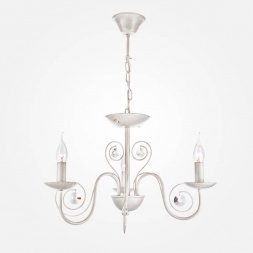 Подвесная люстра Eurosvet 60018/3 белый с золотом