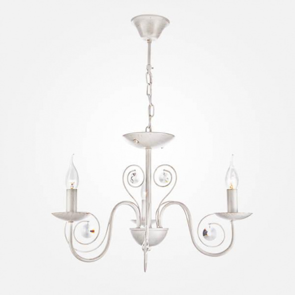 Подвесная люстра Eurosvet 60018/3 белый с золотом