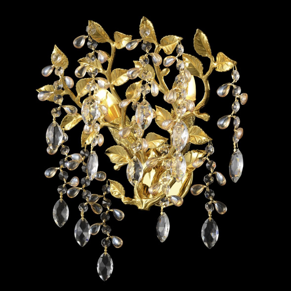Настенный светильник Crystal Lux Eden AP2 Gold