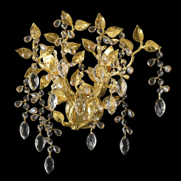 Настенный светильник Crystal Lux Eden AP2 Gold