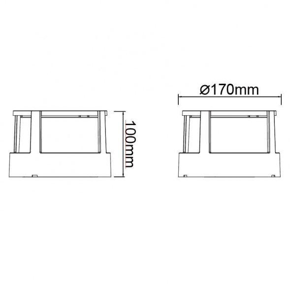 Уличный настенный светодиодный светильник Mantra Creek 8859